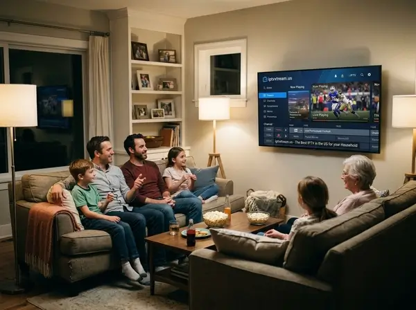 Best IPTV service in the US 2026 — Xtream IPTV USA streaming on Smart TV